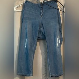 Very Cute Woman Within Jeans with design